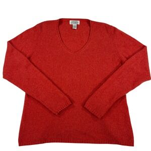 Vintage Sutton Studio 100% Cashmere V-Neck Sweater Women's XL New Zealand